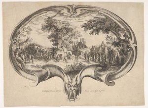 Davids triumf, från ett fan av Jacques Callot
