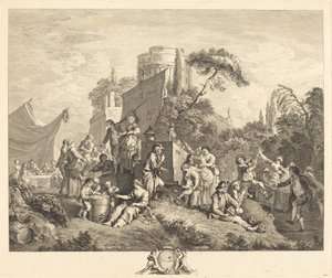 Bymässa av Charles Nicolas Cochin I after François Boucher