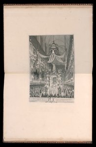 Begravning av Marie Thérèse i Spanien, Dauphine i Frankrike, i kyrkan Notre Dame, Paris