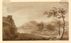 Ett landskap av Charles Nicolas Ransonnette