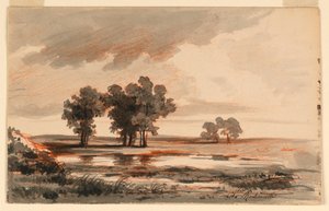 Landskap av Charles Nicolas Ransonnette