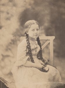 Marie LaPorte,mitten av 1850-talet (foto) av Charles Ozanam