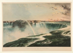 Niagarafallen från Kanadas sida av Charles Parsons