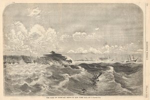 Gale of tionde februari i New York Bay av Charles Parsons