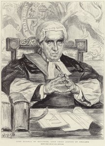 Lord Russell av Killowen (litho) av Charles Paul (after) Renouard