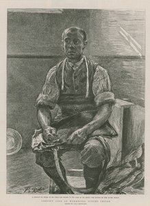 Livet dömd i Wormwood Scrubs Prison (gravyr) av Charles Paul Renouard
