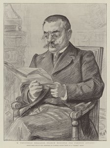 M Theophile Delcasse, Frankrikes utrikesminister