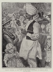 Skaffa vänner, vid den indiska kontingentens läger vid Hampton Court