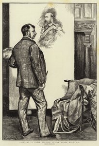 Målare i deras studior, IV, Mr Frank Holl, RA
