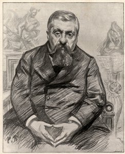 Porträtt av Charles Alexandre Dupuy (1851-1923), fransk statsman. av Charles Paul Renouard