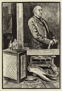 Frank Holls studio av Charles Paul Renouard