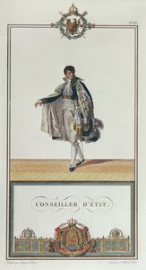 Uniform av statsrådet för Napoleons kröning, 1804 (färgstick)