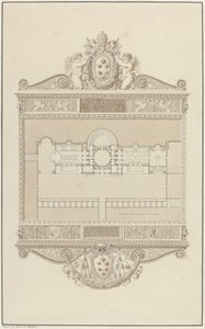 Villa Madama i Rom av Charles Percier and Pierre François Léonard Fontaine