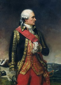 Jean-Baptiste de Vimeur (1725-1807) Greve av Rochambeau (olja på duk) av Charles-Philippe Lariviere