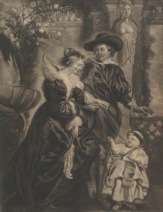 Rubens, hans fru, Helena Fourment, och deras barn, ca. 1770.