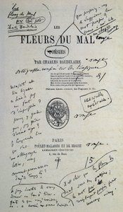 Bra att rita från "Fleurs du Evil", kommenterad av Charles Baudelaire