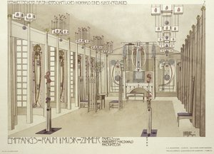 Design för ett musikrum, c.1901