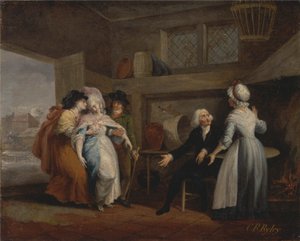 "The Vicar of Wakefield," Vol. II, kap. III: Olivias återkomst