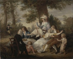 "The Vicar of Wakefield," Vol. I, kap. VIII: Dining in the Hayfields