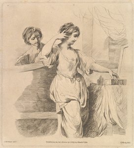 Kvinna vid hennes toalett, 1 mars 1780.