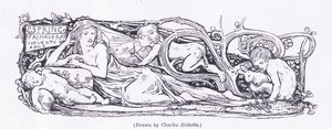 Spring, från The Magazine of Art 1893, Cassell and Company, 1893 av Charles Ricketts