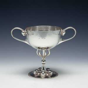 Sporting Cup eller Socker Basin, ca 1893 (silver) av Charles Robert Ashbee