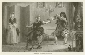 Monsieur Jourdain och Nicole av Charles Robert Leslie