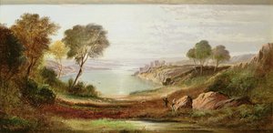 Morgon, Chepstow Castle, Monmouthshire av Charles Robert Leslie