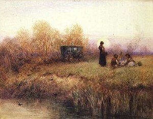 Zigenare (akvarell på papper)