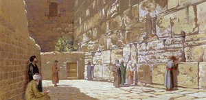 Klagomuren, i Jerusalem, 1872