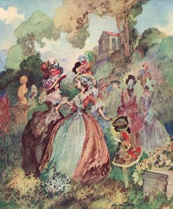 En liten skandal, Marylebone Gardens av Charles Robinson