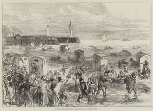 Badplats vid Boulogne, högvatten på lördagsveckan av Sir John Charles Robinson
