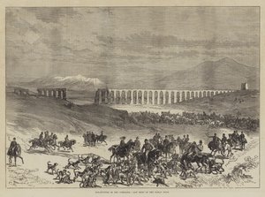 Rävjakt i Campagna, den romerska jaktens sista möte av Sir John Charles Robinson
