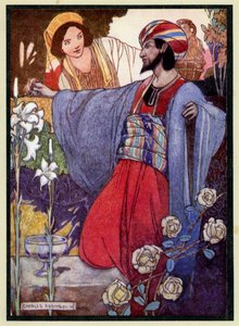 Illustration för Rubaiyat av Omar Khayyam av Charles Robinson