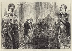 Äktenskap av Earl of Rosebery med Miss Hannah Rothschild, den civila ceremonin