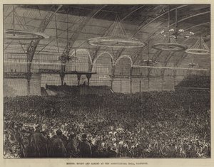 Messers Moody och Sankey vid Agricultural Hall, Islington