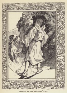 Odysseus vid Swineherds hydda av Sir John Charles Robinson