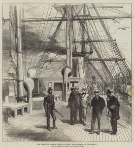 Prinsen av Wales resa till Indien, Quarter-Deck of the Serapis av Sir John Charles Robinson