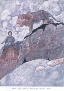 Tjuven dök upp; som verkligen var ett lejon, 1930-talet av Charles Robinson