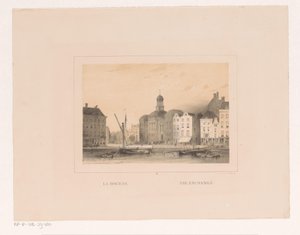 Utsikt över börsen i Rotterdam Labourse / The Exchange (titel på objekt) Vues et monuments de la ville de Rotterdam / Utsikter och monument över staden Rotterdam (serietitel)