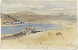 Utsikt över Loch Linnhe vid Fort William, Skottland av Charles Rochussen