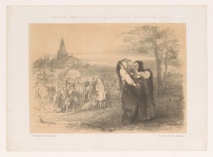 Leonoor i förtvivlan Album of the Dutch Spectator No 7 (titel på objekt) av Charles Rochussen