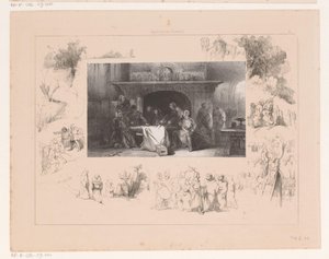 Riddare runt ett bord av Charles Rochussen