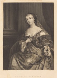 Den vackra Hamilton av Charles Rolls after Sir Peter Lely