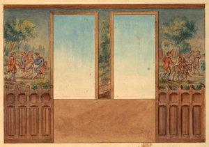 Design för Portion of Stairway, Château-sur-Mer, Newport, Rhode Island av Charles Salagnad, French