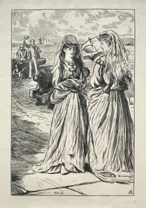 Lady Nelly - flirten av Charles Samuel Keene