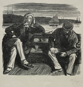 Lady Nelly - flirten av Charles Samuel Keene