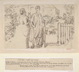 Hon var ledsen att hon talade, 1870-1891.