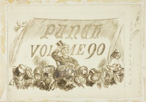 Studie för Punch, volym 90 av Charles Samuel Keene