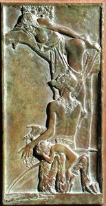 Nymf och satyr, ca 1930 (brons) (se även 165265 och 165264)